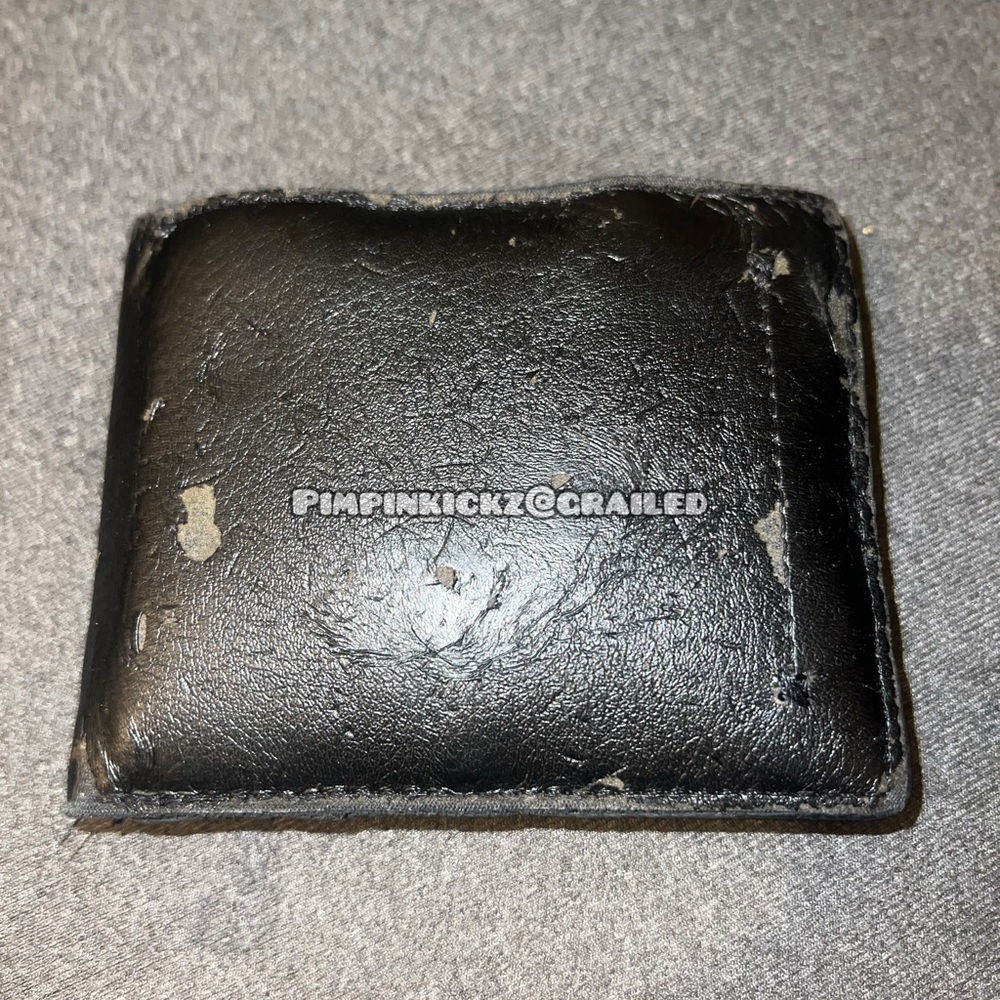 Zara black wallet (used)